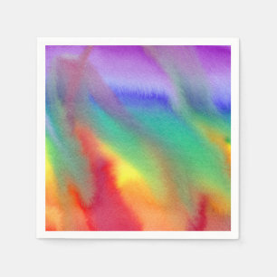 Rainbow Swirl Napkins Servet