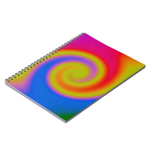 Rainbow Swirl Notitieboek (Linkerzijde)