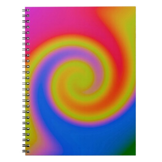 Rainbow Swirl Notitieboek (Voorkant)