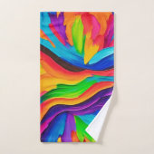 Rainbow Swirl Painting Bad Handdoek (Handdoek)