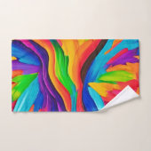 Rainbow Swirl Painting Bad Handdoek (Handdoek)