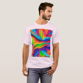 Rainbow Swirl Painting T-shirt (Voorkant volledig)