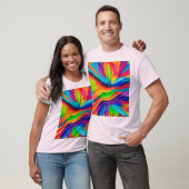 Rainbow Swirl Painting T-shirt (Unisex)