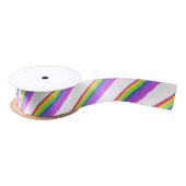 Rainbow Swirl Ribbon Satijnen Lint (Spoel)