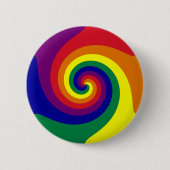 Rainbow Swirl Ronde Button 5,7 Cm (Voorkant)
