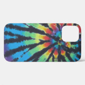 Rainbow Swirl Spiral Tie Dye PhatDyes Case-Mate iPhone Case (Achterkant (horizontaal))