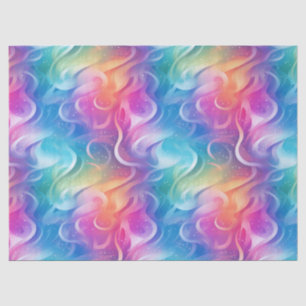 Rainbow Swirl Stardust Decoupage Tissuepapier