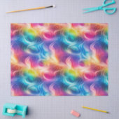 Rainbow Swirl Stardust Decoupage Tissuepapier (Craft)