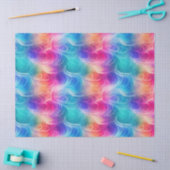 Rainbow Swirl Stardust Decoupage Tissuepapier (Craft)