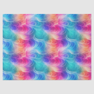 Rainbow Swirl Stardust Decoupage Tissuepapier