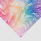 Rainbow Swirl Stardust Decoupage Tissuepapier (Detail)