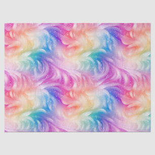 Rainbow Swirl Stardust Decoupage Tissuepapier