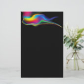 Rainbow Swirl Stationery Briefpapier (Staand voorkant)