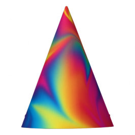 Rainbow Swirl Stropdas-Dye Verjaardagsfeest Pet Feesthoedjes