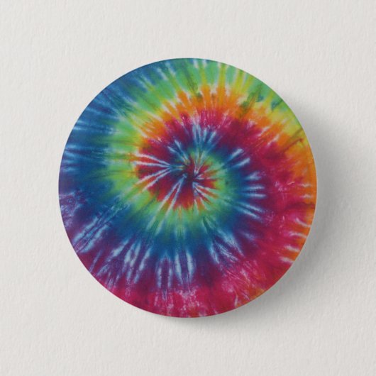 Rainbow Swirl Tie Dye Flair Button (Voorkant)