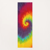 Rainbow Swirl Tie Dye Groovy Cool Colorful Yogamat (Voorkant)