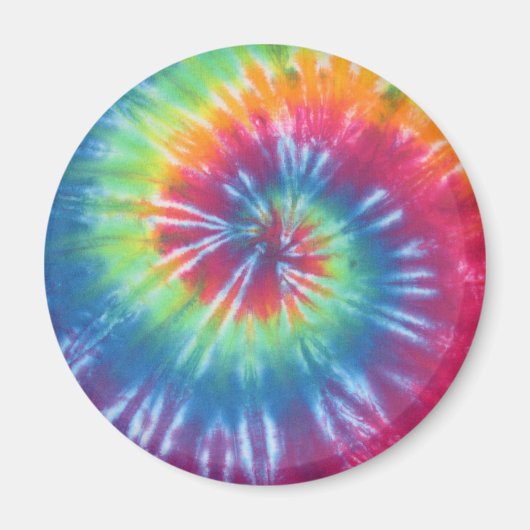Rainbow Swirl Tie Dye Magnet (Voorkant)