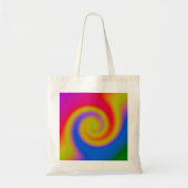 Rainbow Swirl Tote Bag (Voorkant)