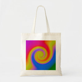 Rainbow Swirl Tote Bag