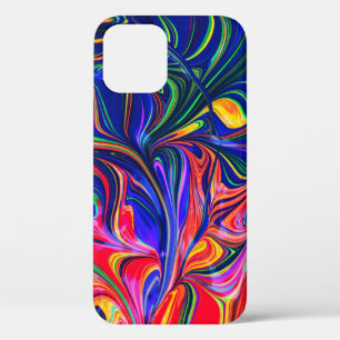 Rainbow Swirl Trippy Glow Stick Case-Mate iPhone Case