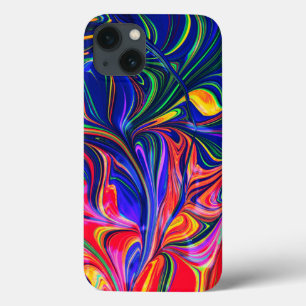Rainbow Swirl Trippy Glow Stick Case-Mate iPhone Case