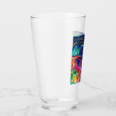 Rainbow Swirl Trippy Glow Stick Glas (Rechts)