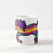 Rainbow Swirl Unicorn Koffiemok (Center)