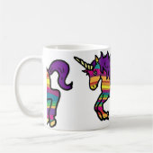 Rainbow Swirl Unicorn Koffiemok (Links)