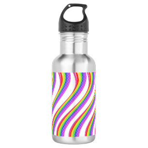 Rainbow Swirl Water Fles