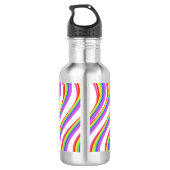Rainbow Swirl Water Fles (Achterkant)