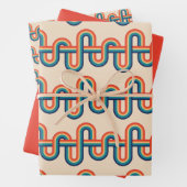  Rainbow Swirl Wrapping Papier Inpakpapier Vel (In situ)