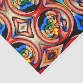 Rainbow Swirls Abstract Weefselpapier Tissuepapier (Detail)