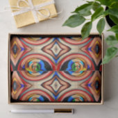 Rainbow Swirls Abstract Weefselpapier Tissuepapier (Geschenk)