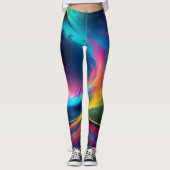 Rainbow Swirls Leggings (Voorkant)