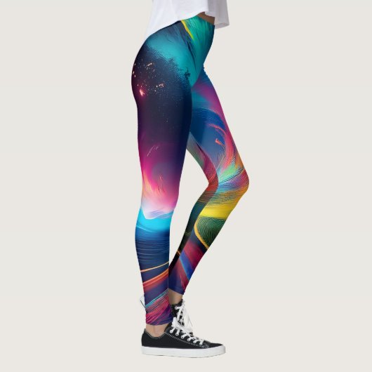 Rainbow Swirls Leggings (Rechts)