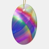 Rainbow Swirls Ornament (Links)
