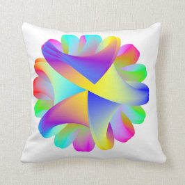 Rainbow Swirly Squiggles Sierkussen
