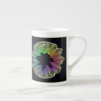 Rainbow Swish Bone China Mok