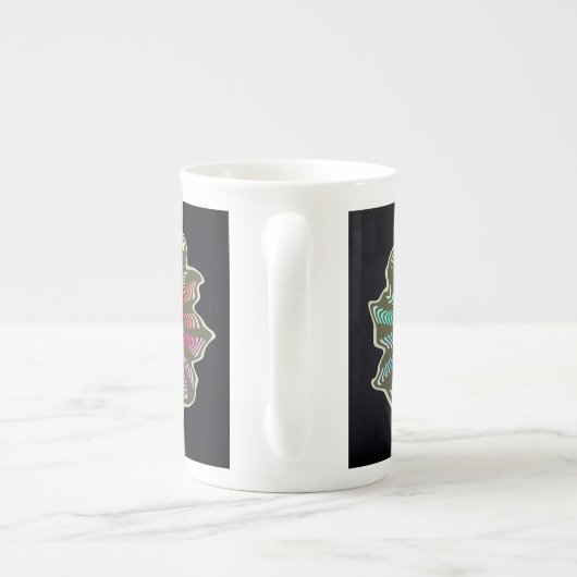 Rainbow Swish Bone China Mok (Achterkant)