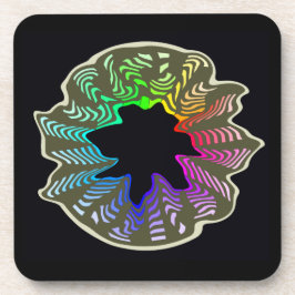 Rainbow Swish Onderzetter met Cork Backing