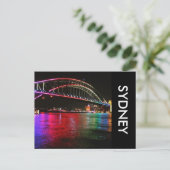 Rainbow Sydney Bridge Briefkaart (Staand voorkant)