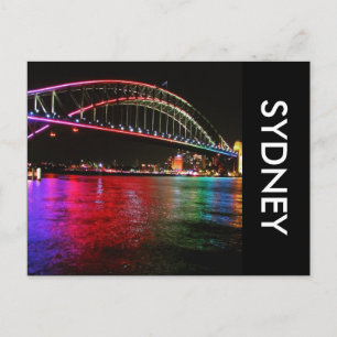 Rainbow Sydney Bridge Briefkaart