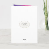 Rainbow Sympathia Golden Retriever Loss of Pet Kaart (Achterkant)