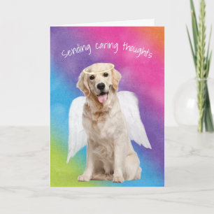 Rainbow Sympathia Golden Retriever Loss of Pet Kaart