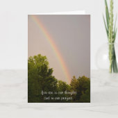 Rainbow Sympathy Card Kaart (Voorkant)