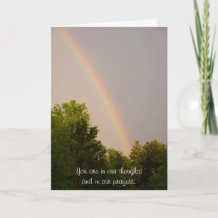 Rainbow Sympathy Card Kaart