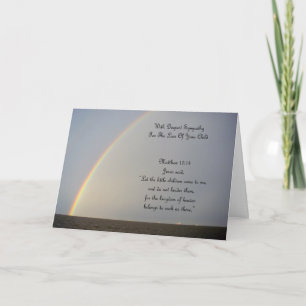 Rainbow Sympathy - Verlies van dochter Kaart