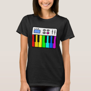 Rainbow Synth Piano T-shirt