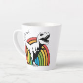 Rainbow T Rex Latte Mok (Linkerhoek)