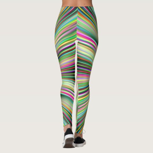 Rainbow Taffy Snoep Explosion Four Leggings (Achterkant)